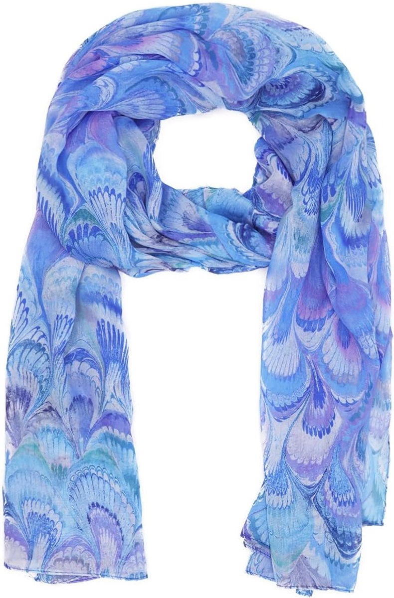 HELENA Fantasie-sjaal, transparant, licht, dun, casual, zacht, voor dames