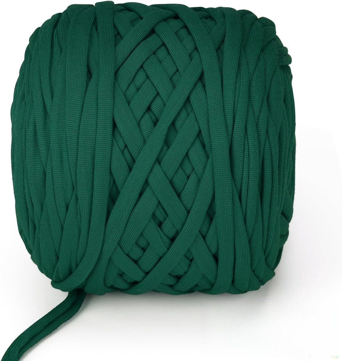 Gordelband voor handtassen, haaknaalden, 105 m, polyester garen voor beginners, T-shirt, haaknaalden, mand, doe-het-zelf woondecoratie, groen