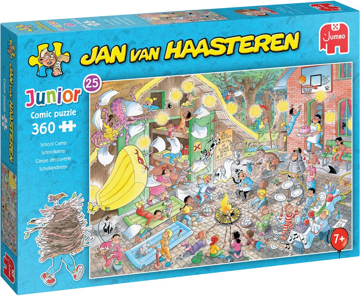 Jan van Haasteren Junior 25 - Schoolkamp - 360 stukjes