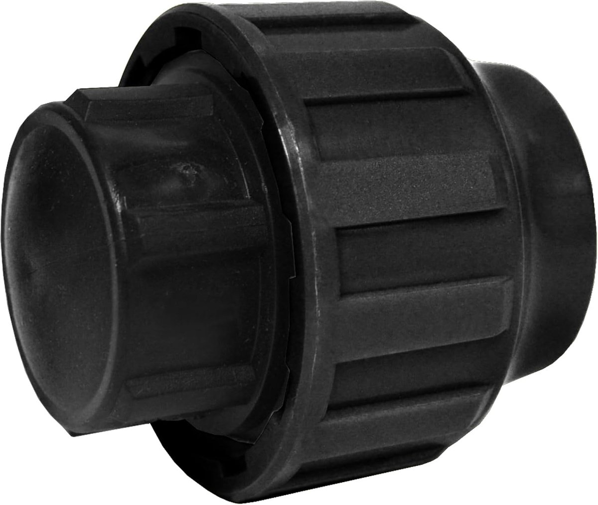 725432 – stop met gelijke openingen Ø 40 mm | verbindingsstuk van zwart polyethyleen | stop voor het voltooien van de installatie van irrigatiebuizen van 40 mm, bestand tegen hoge druk