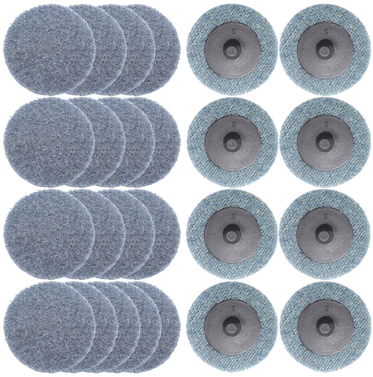 25 St Surface Conditioning Schuurschijf Fijn 50 mm | 50mm Rechte Slijper, Nylon Schuurschijf, Vliesschijf Snelwisselschijf, Verf Roest Metaal Roestvrij Staal Ijzer, DGTAA25C3