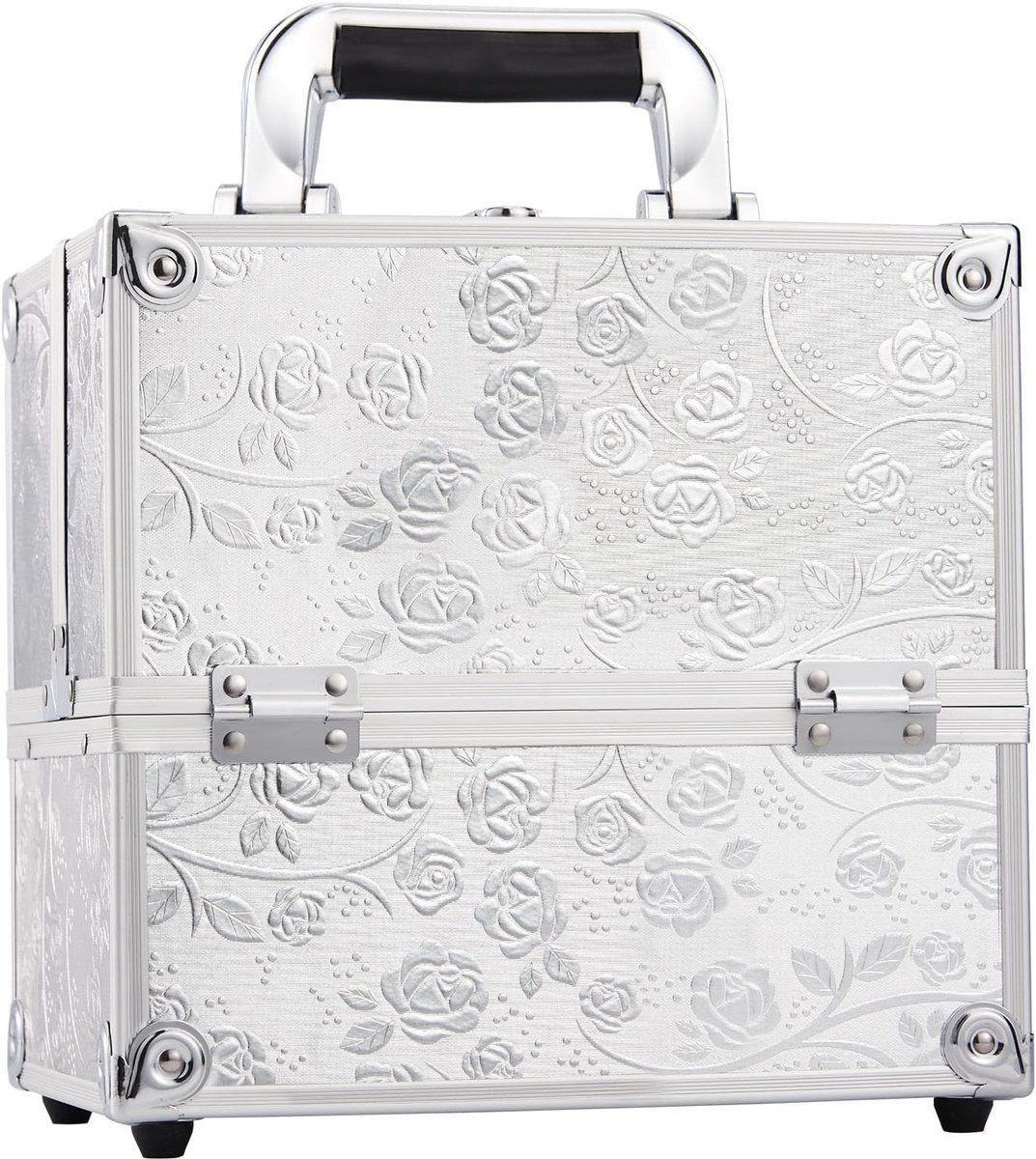 make-upkoffer, leeg, aluminium beautycase, afsluitbare nagelkoffer, multikoffer, M