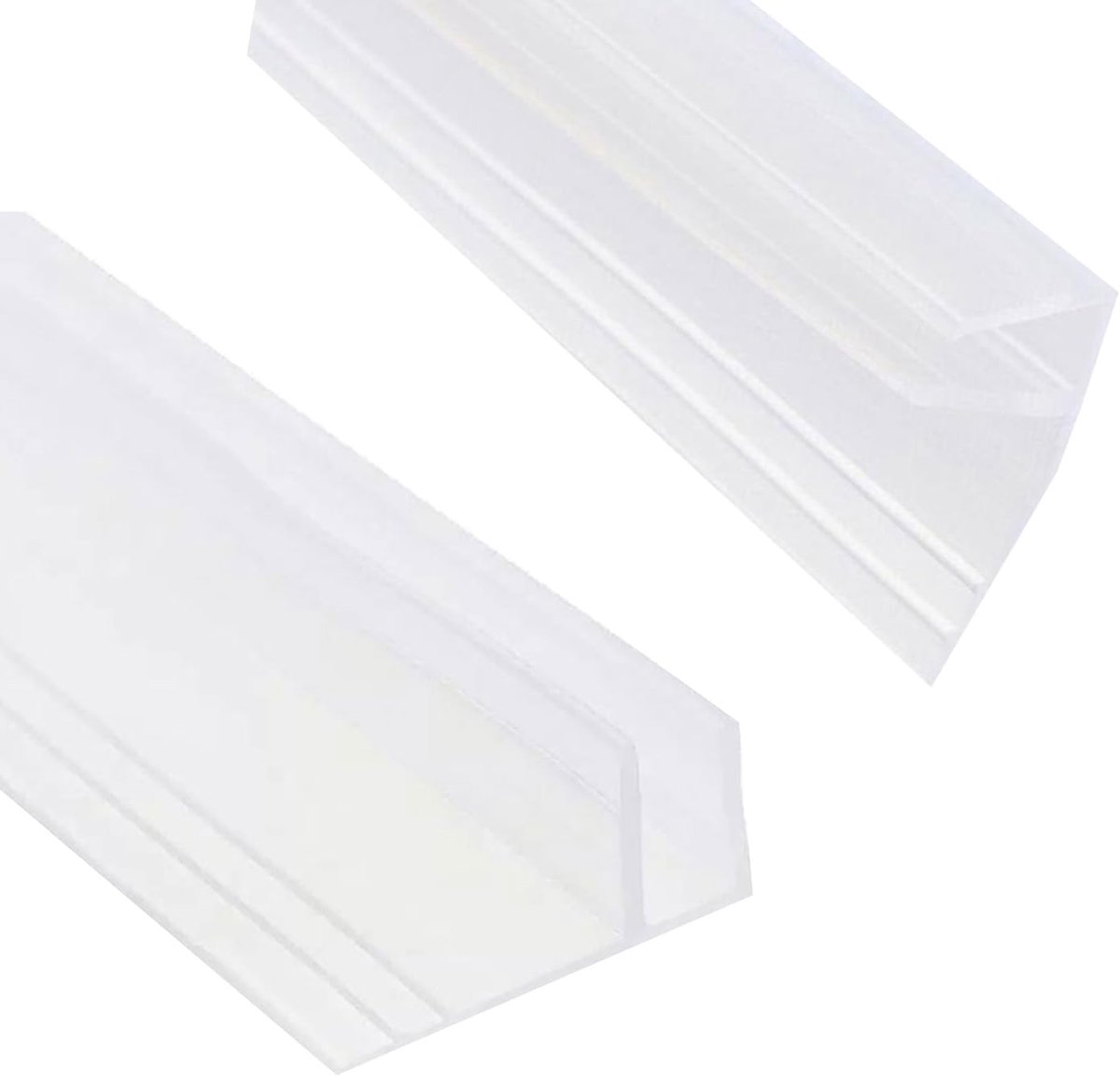 200 cm F-vormige Doucheaftichting Voor Glazen Deuren, Rubberen Reserveafdichting, Waterafstotende Afdichting Voor 6 mm Glasdikte