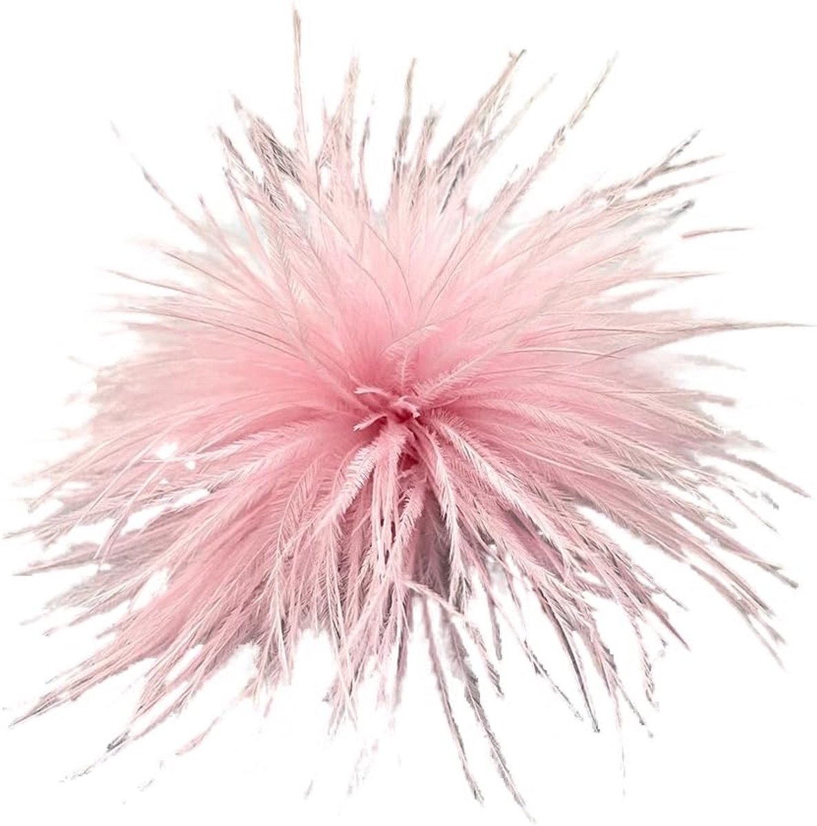 Broche met veren voor dames, natuurlijke struisvogelveren, broche, pins, jurk, accessoires, fascinators, kostuums, decoratie, haaraccessoire, haarspeld, hoofddeksel voor verjaardag, bruiloft