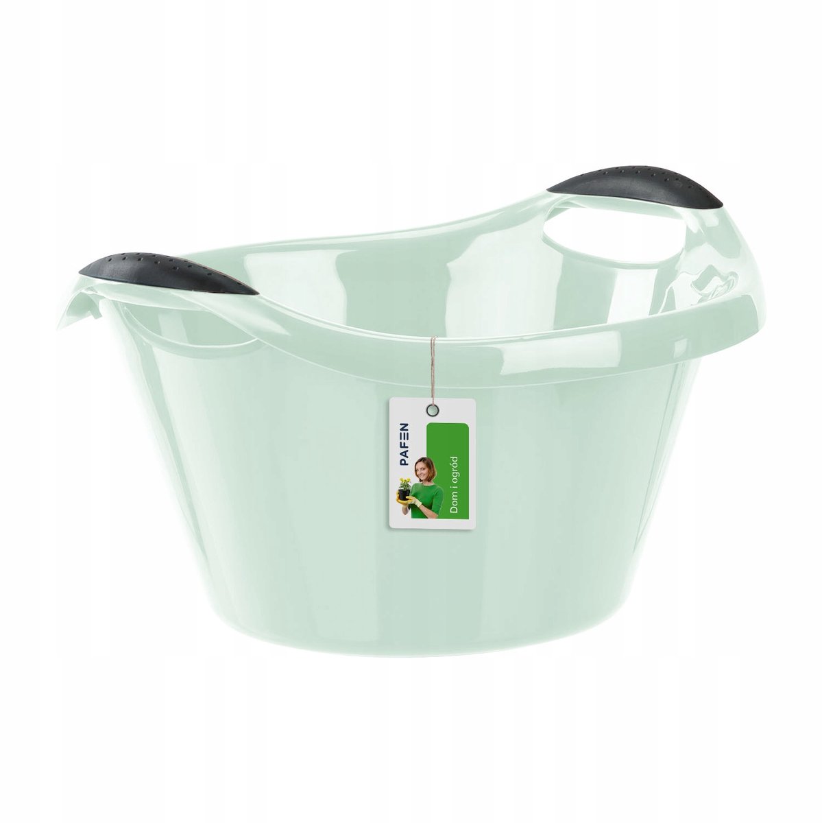 Groene Ronde Kom 10L met Zachte Randen