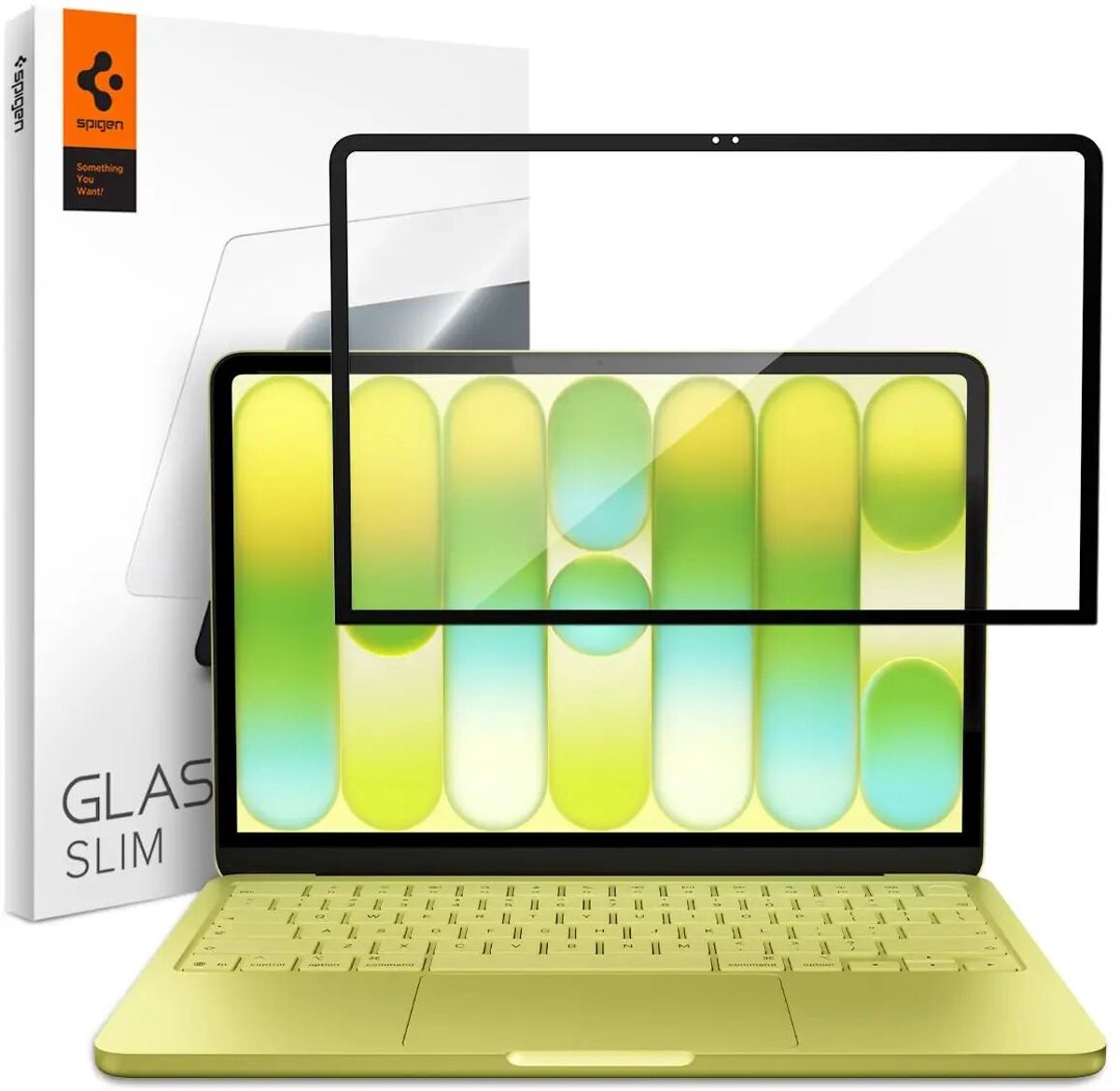 Spigen Glas.tR Slim Geschikt voor Apple MacBook Neo 13 (2026) - 9H Tempered Glass glazen Screenprotector