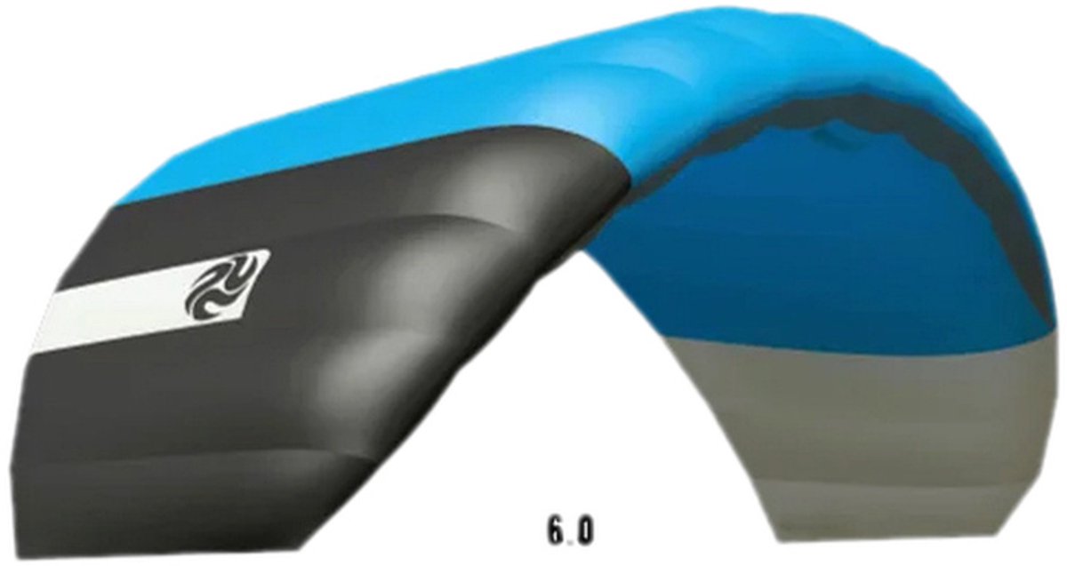PLKB Hornet 5m complete (handles) - Matrasvlieger - Gemiddeld, Ervaren - Blauw - 4 lijns - Handles