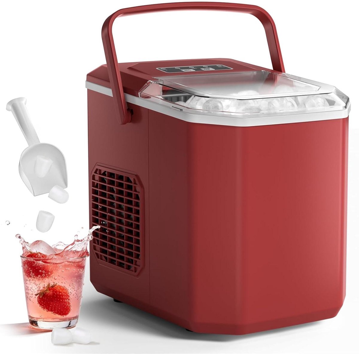 IJsblokjesmachine - Ijsmaker Ijsblokjes maker - Dranken Koelen - Snel 9 blokjes in 6 min