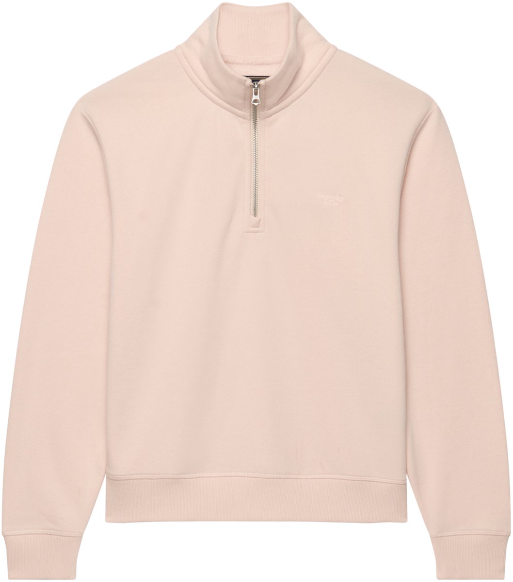 Signature Embroidered Half Zip Sweatshirt