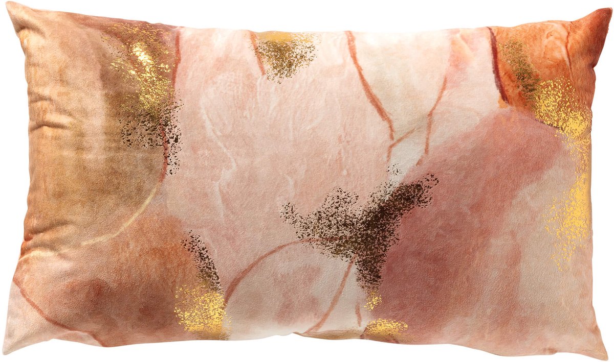 Dutch Decor MAVIS - kussenhoes 30x50 cm - abstract motief - Muted Clay - multicolour - met rits - zonder binnenkussen