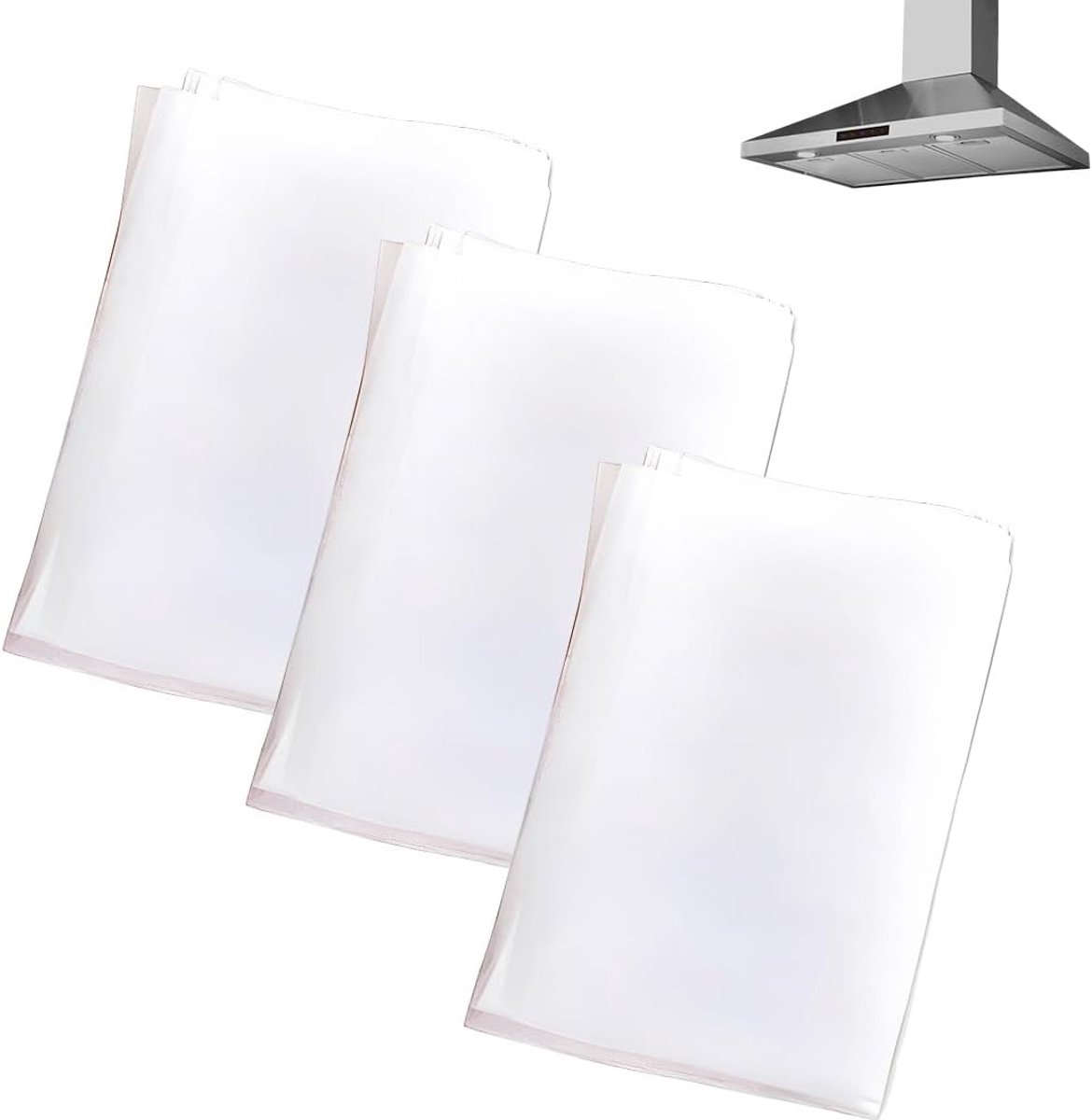 Afzuigkapfilter 45 x 60 cm - universeel vetfiltermat - op maat te snijden - voor efficiënte vetafvoer - SnelShoppen