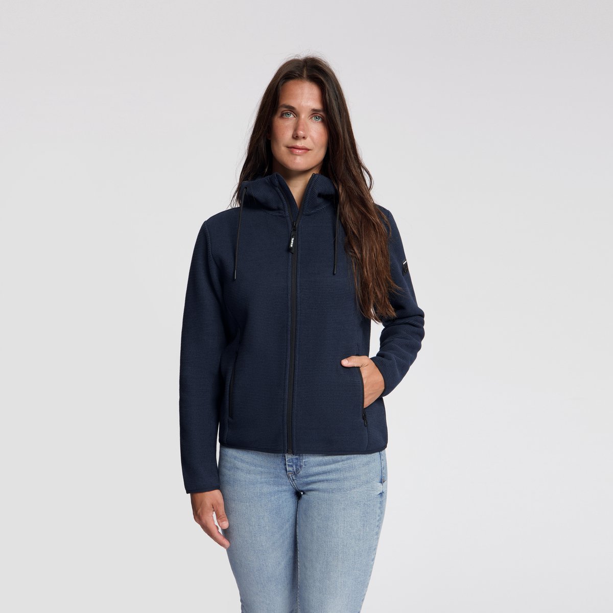 Travelin' Tilde Dames - Outdoorvest - Fleece - Navy
