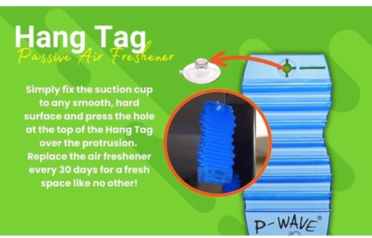 Eco Hang Tag luchtverfrisser - 12 stuks, sterk geparfumeerde geurverwijderaar voor thuis, badkamer, toilet, kantoor, auto en meer