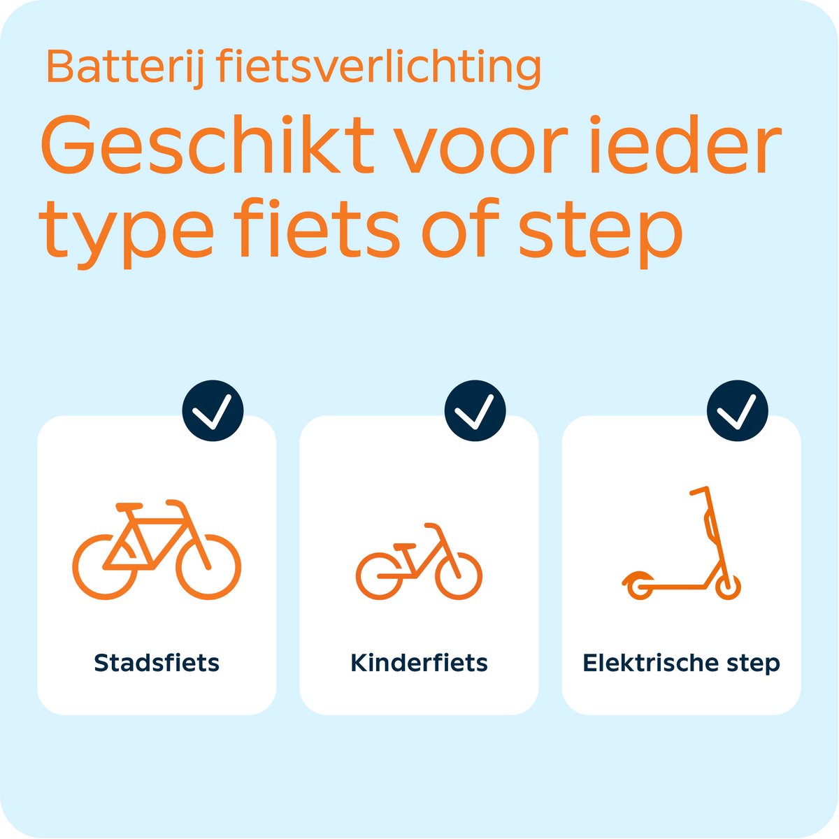 AXA Niteline Spot fietsverlichting set – LED fietsverlichting voor- en achterlicht – batterijverlichting op CR2032 – Instapmodel voor dagelijks gebruik thumbnail 2