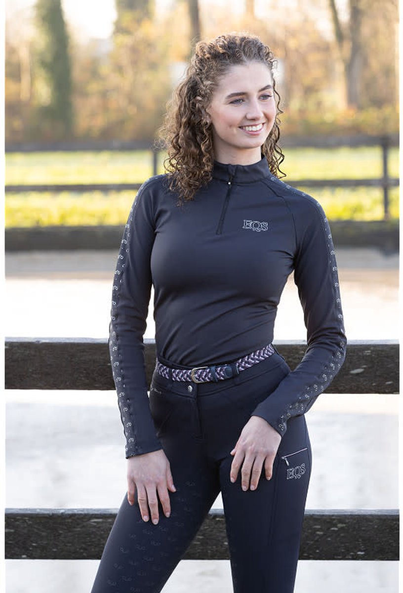 Harry's Horse Shirt Sporty Glitter AW26 Dark-navy - XS | bordeaux | Winterkleding ruiter