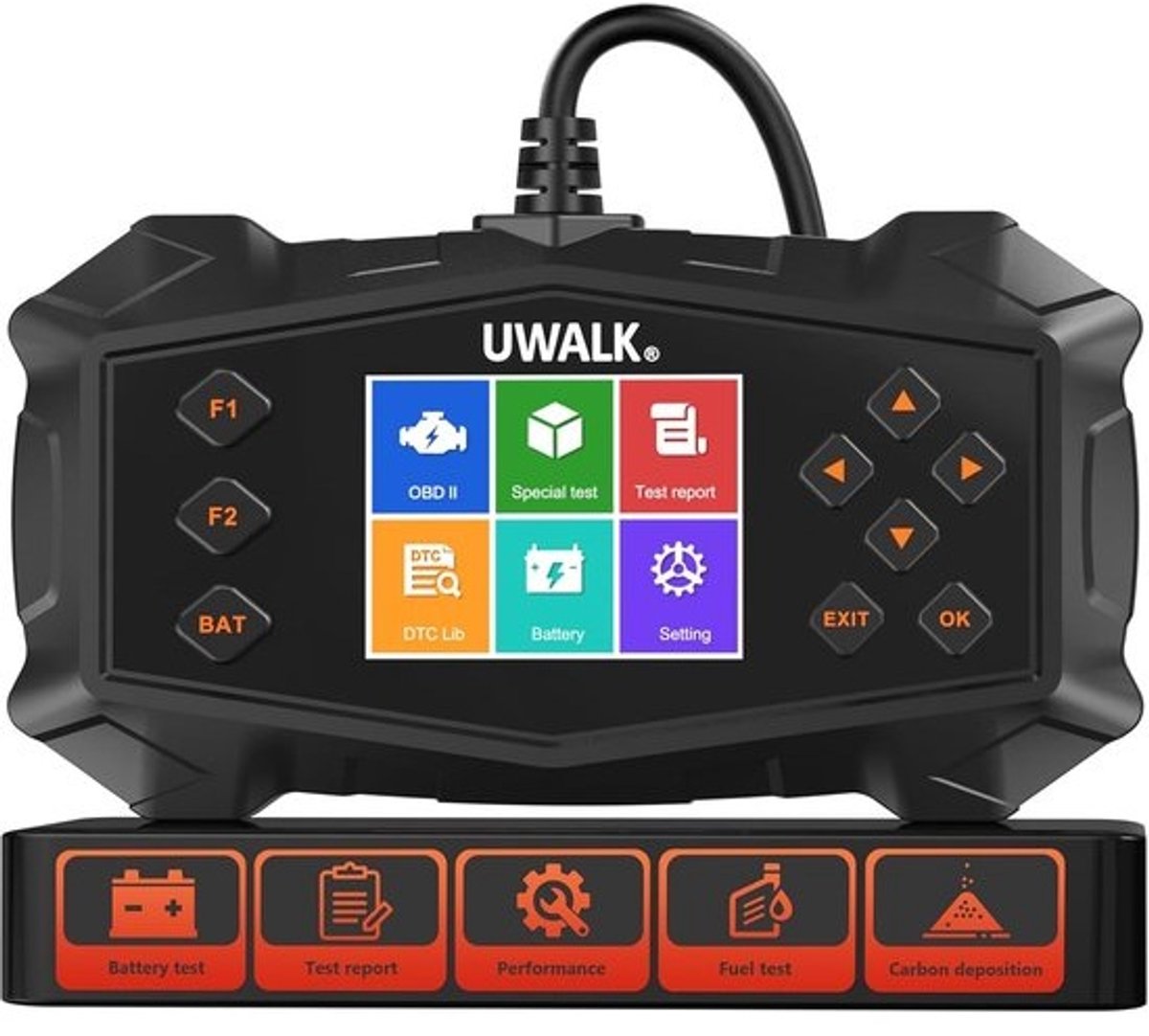 Geavanceerde OBD2 EOBD Autoscanner voor Foutcodes Lezen en Wissen