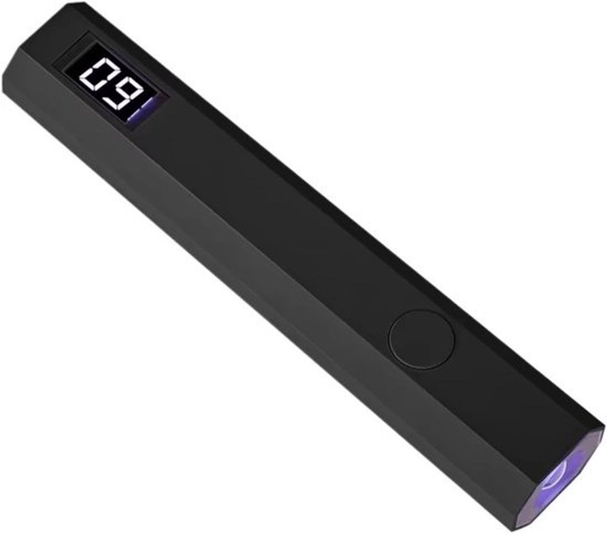 Draadloze Nagellamp - UV LED Droger - Gel Nagels Uitharden - Met Standaard LCD - USB Oplaadbaar - Zwart