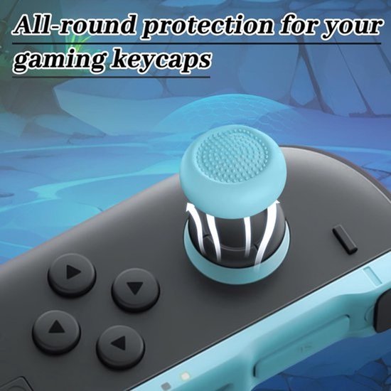 Grip Caps - Joystick Covers - Verbeterde Controle - Antislip Siliconen - Set van 6 - Zwart van GRIP — afbeelding 2