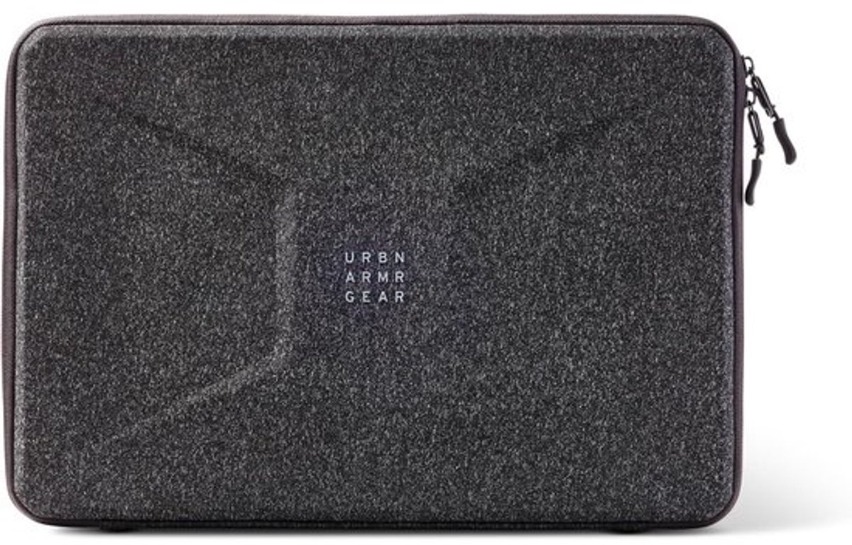 Schokbestendige Laptop Sleeve 13-14 inch - Beschermhoes met Opbergvak - Donkergrijs