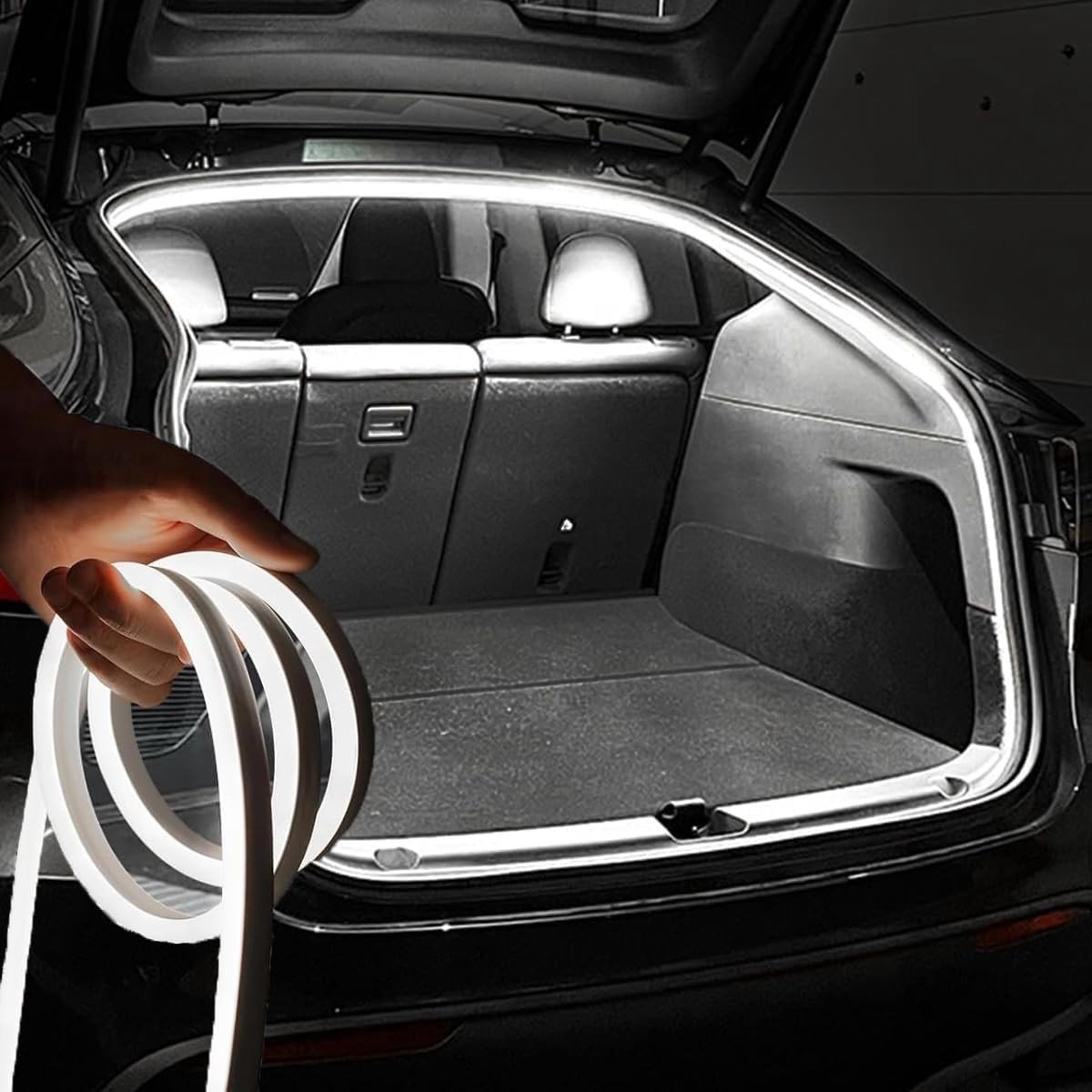 Dynamische LED Kofferbaklichtstrip van 4 meter met Automatische Sensor en Decoratieve Verlichting voor Auto's
