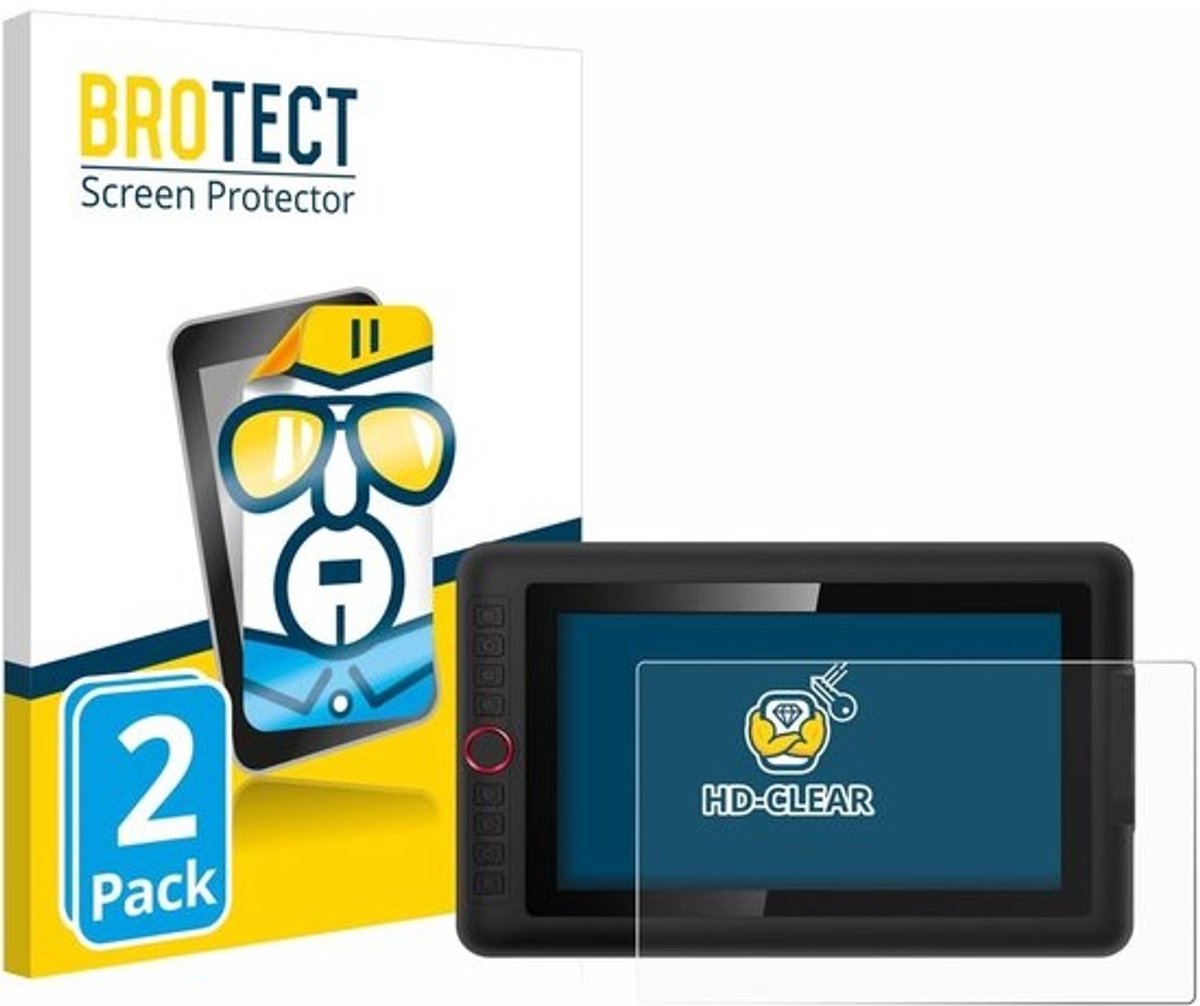 2x Schermbeschermer Transparant voor Artist 12 Pro Display