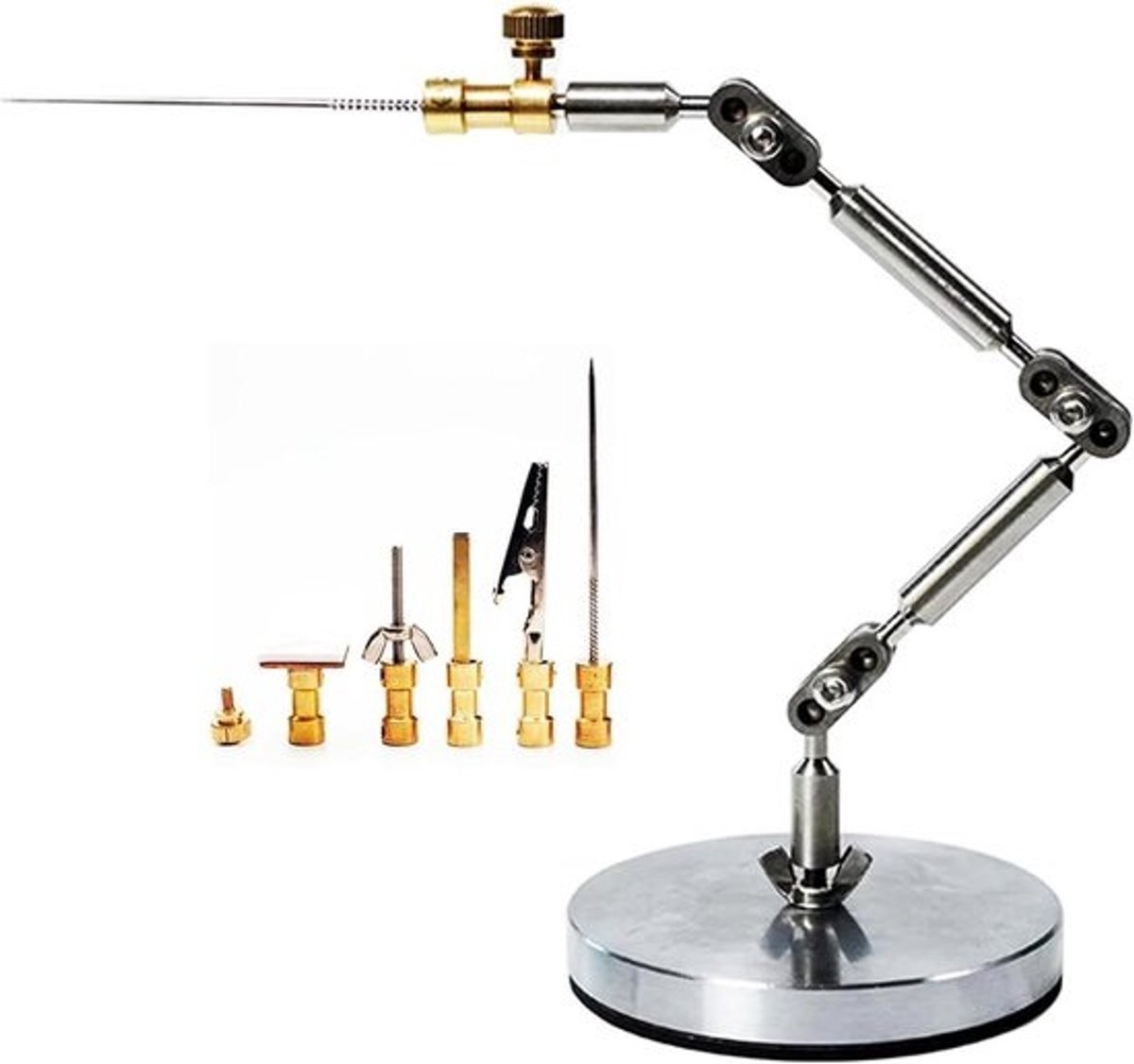 Stop-motion Armatuur Kit - Stop Motion Rig - Animatie Maken - Verstelbare Gelede Arm - 25 cm Armlengte - Zilver