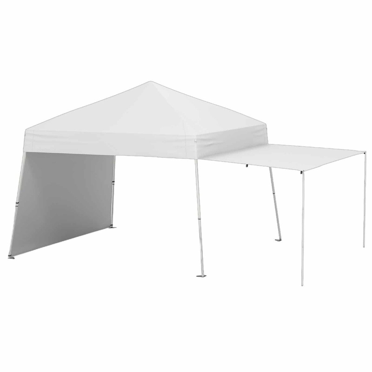 SureDeal® - Partytent - Pop Paviljoen - Omvormbare Zijwanden Luifel - Blauw - Grijs - 430x280x254 cm - Wit