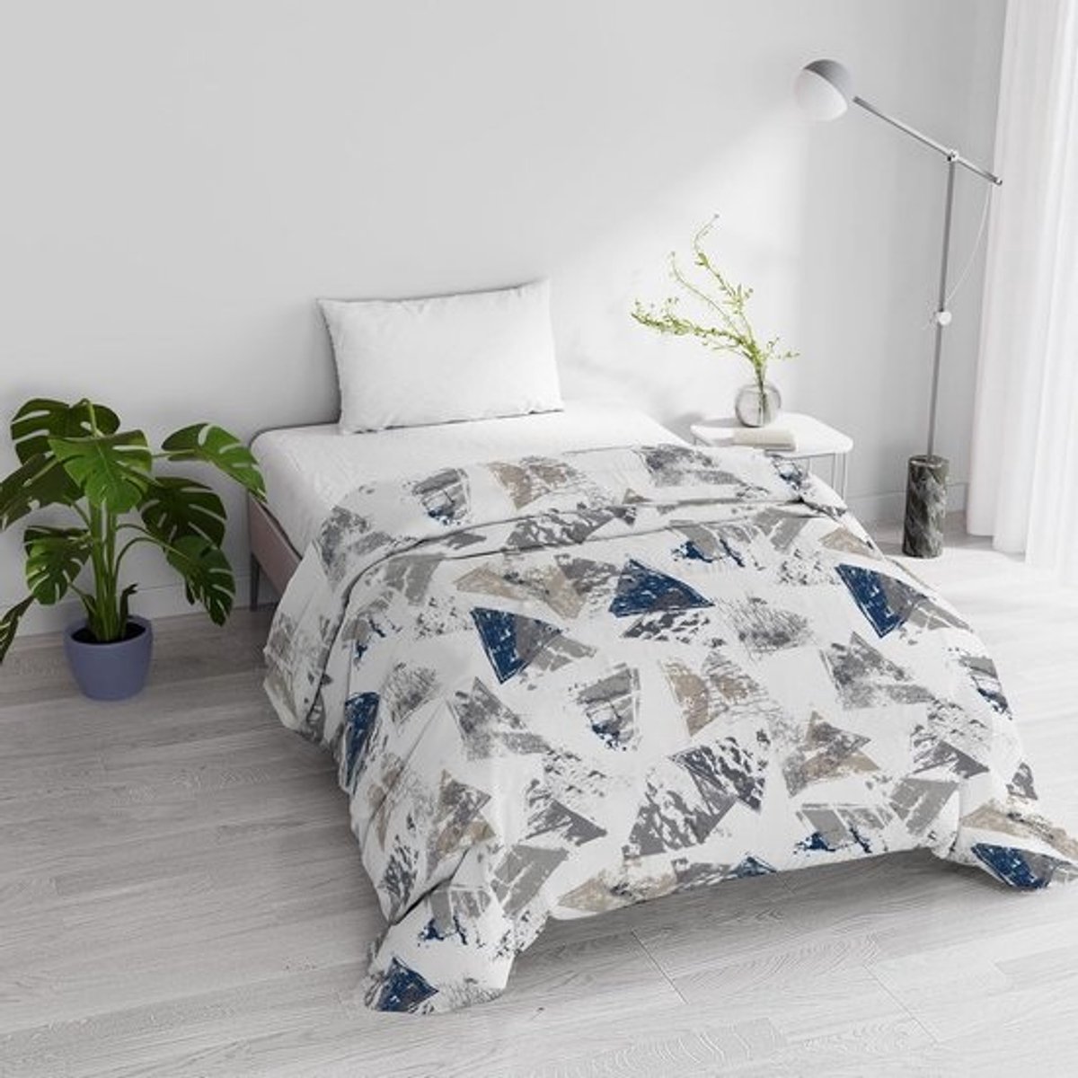 Warm Winterdekbed 160x245 cm Zacht Microvezel met Felle Bedrukking