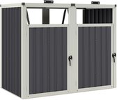 VIVERO - Kliko ombouw - Containerombouw - Afvalcontainer - Afvalcontainer 240 liter - Voor twee containers - Sterk en duurzaam materiaal