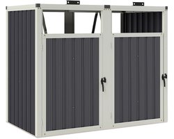 VIVERO - Kliko ombouw - Containerombouw - Afvalcontainer - Afvalcontainer 240 liter - Voor twee containers - Sterk en duurzaam materiaal
