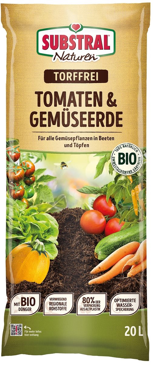 Substral Naturen Bio Tomaten- & Groentegrond Veenvrij - 20 Liter