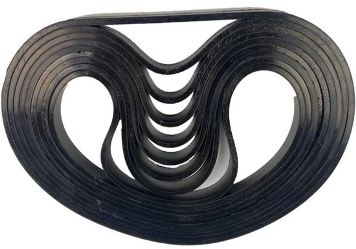 Lintzaag Rubberen Band - Houtbewerking Onderdelen - Precisie Houtsneden - Antislip Rubber Ring - 30 cm Diameter - Zwart
