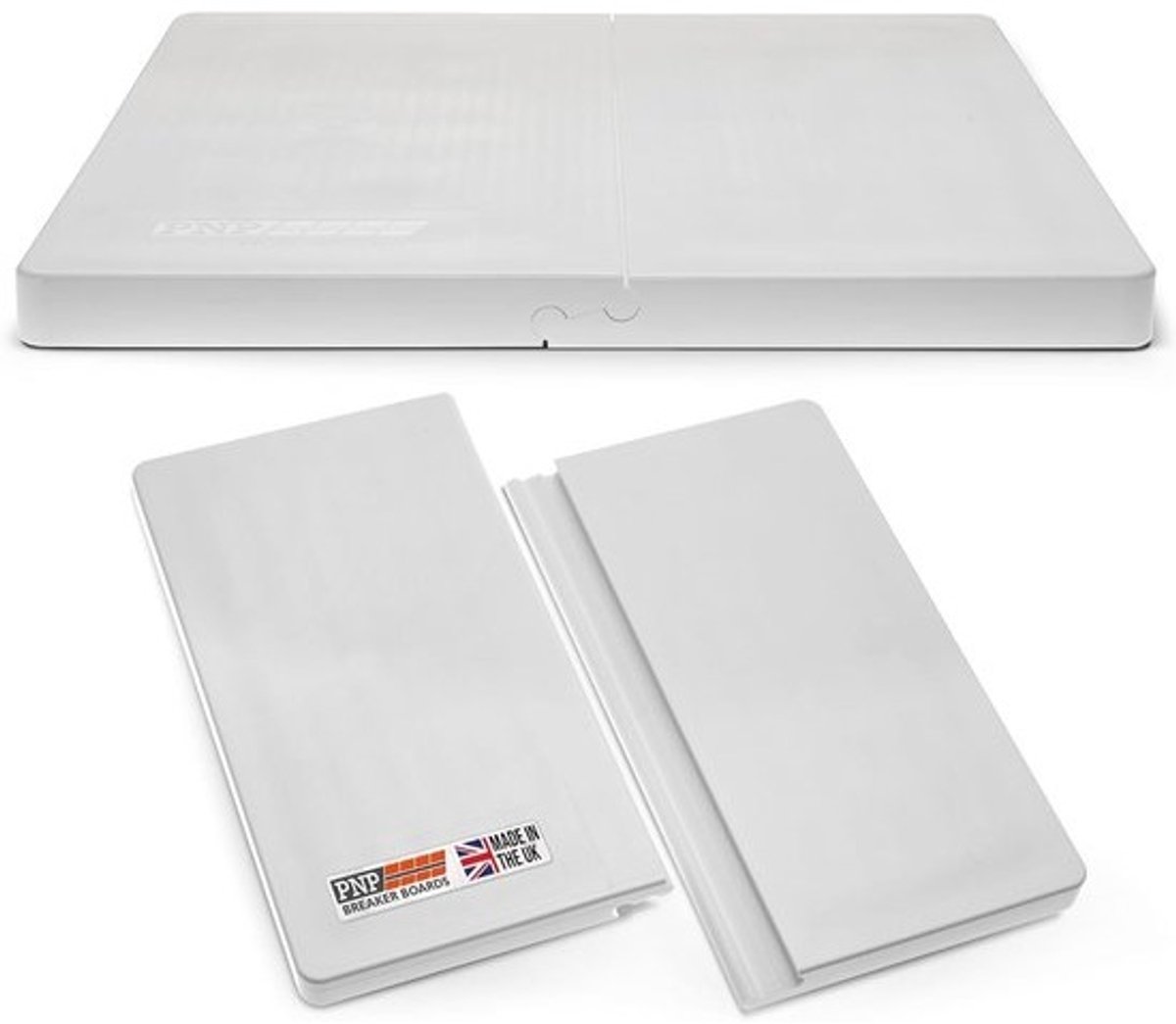 Breekplaten - Taekwondo Karate Materiaal - Vechtsport Training - Herbruikbaar Plastic Ontwerp - 20 mm Dikte - Wit
