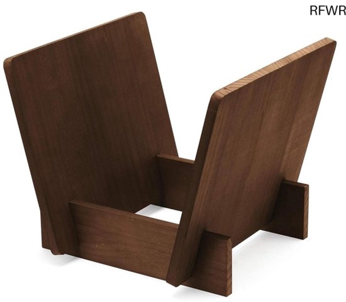 RFWR® Vinylplaten opbergdoos voor 40 LP's van grenenhout - Donkerbruin