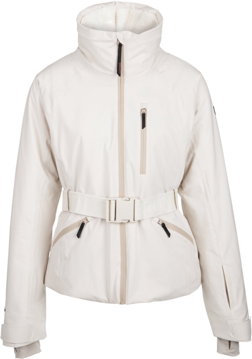 Brunotti Kelpen Skijas Dames – Ski Jas Wintersport 15K Ademend en Waterdicht Medium insulatie Moonbeam