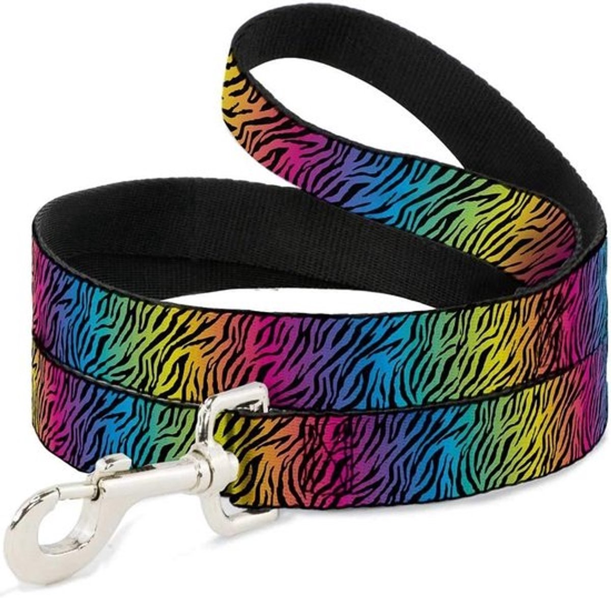 Hondenriem - Leiband - Dagelijks Wandelen - Duurzaam Polyester - 6 voet lengte - Regenboog Ombre