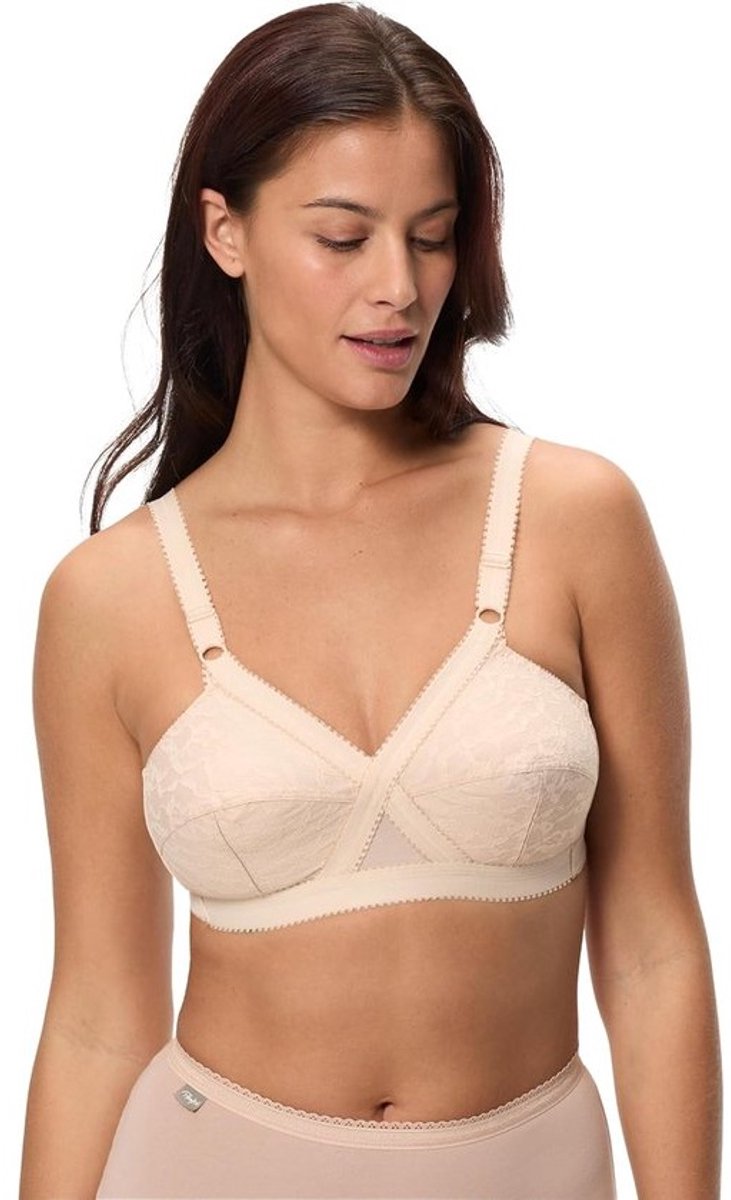 Playtex Cross Your Heart beha zonder beugel voor dames, Beige, 90B