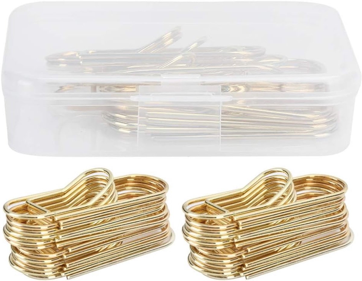 Multifunctionele Klem voor Potloden en Pennen, Carbon Staal Paperclips voor Notitieboek, Ideaal voor Kantoor, School en Organisatie van Documenten