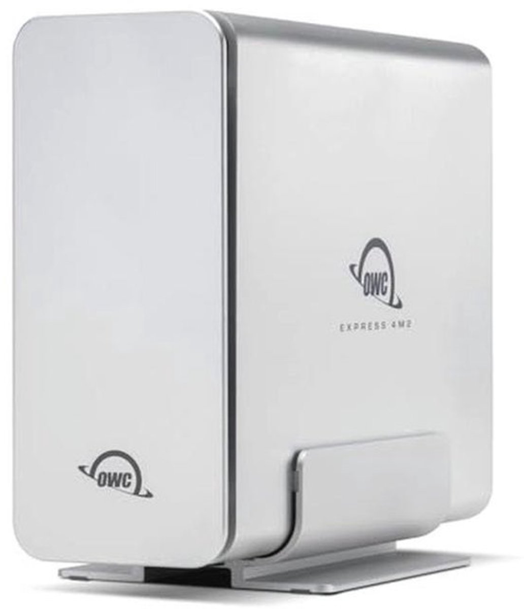 Externe USB4 Behuizing met 4 NVMe M.2 Slots voor SSD | Tot 3200MB/s | RAID Ondersteuning | Mac/PC Compatibel | Aluminium