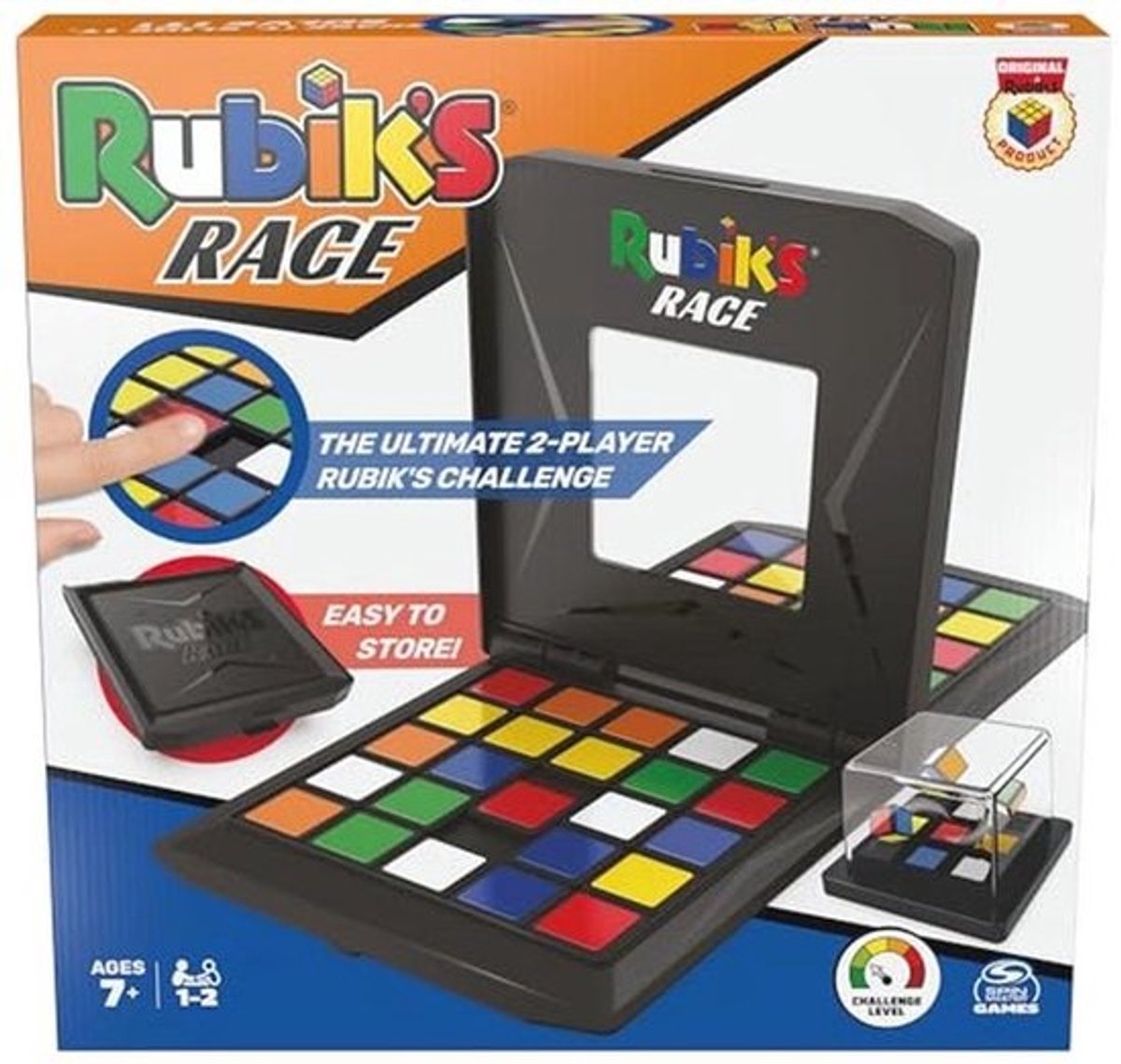 Rubik's Race - Klassiek supersnel strategische-reeksbordspel - Ultiem confrontatiespel voor twee spelers