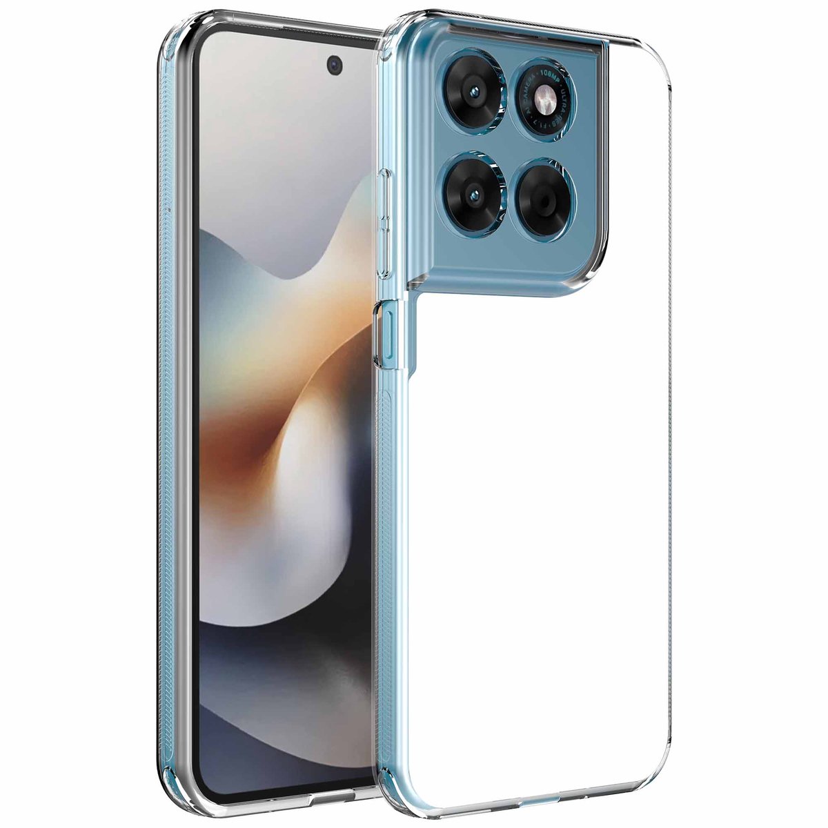 Smartphonica Sublimatie Telefoonhoesje geschikt voor Motorola Moto G56 - Transparant Sublimatie Telefoonhoesje met Plastic Insert geschikt voor Motorola Moto G56