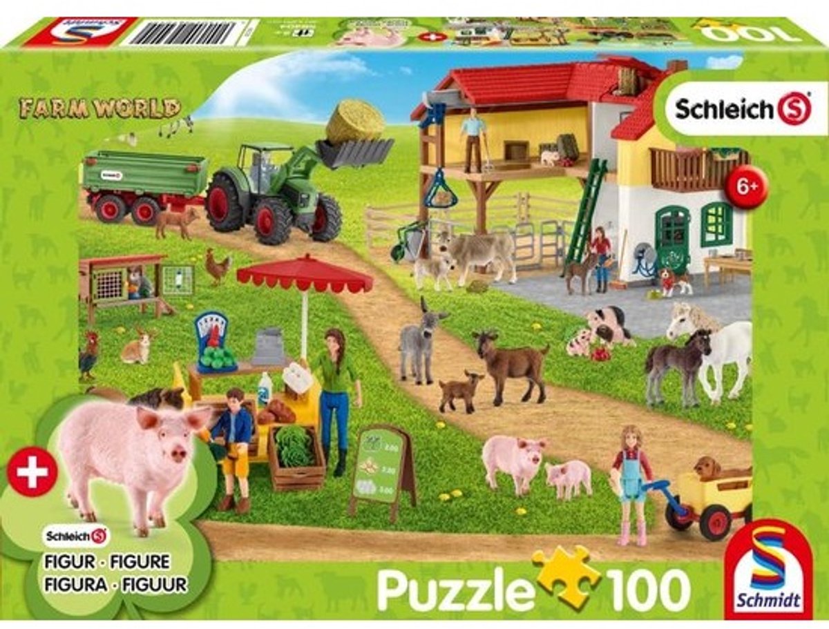 Boerderij Puzzel 100 Stukjes - Educatief Legspel voor Kinderen