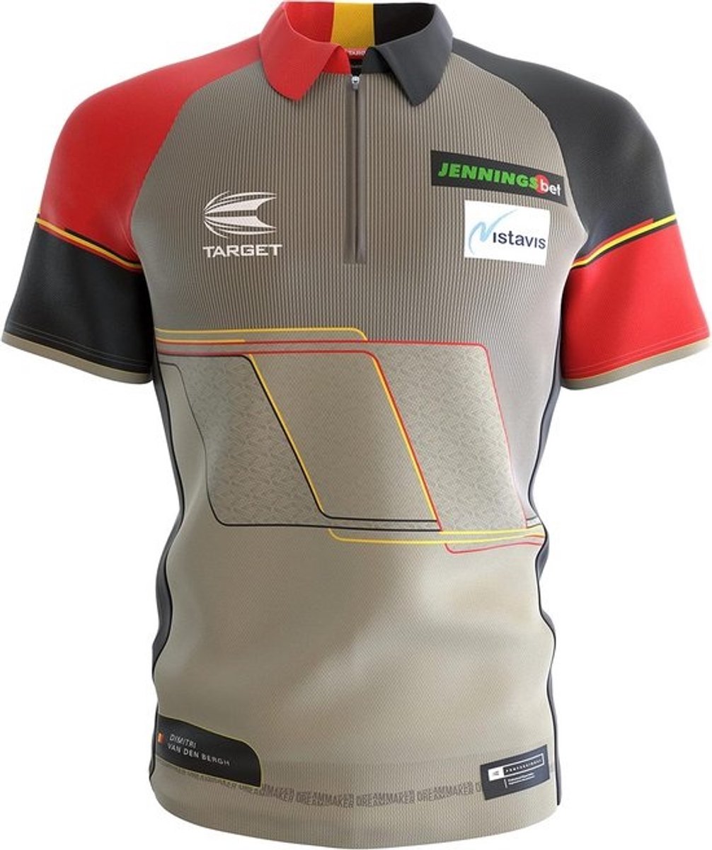 Professioneel Dartshirt voor Heren Ademend Lichtgewicht Dartkleding