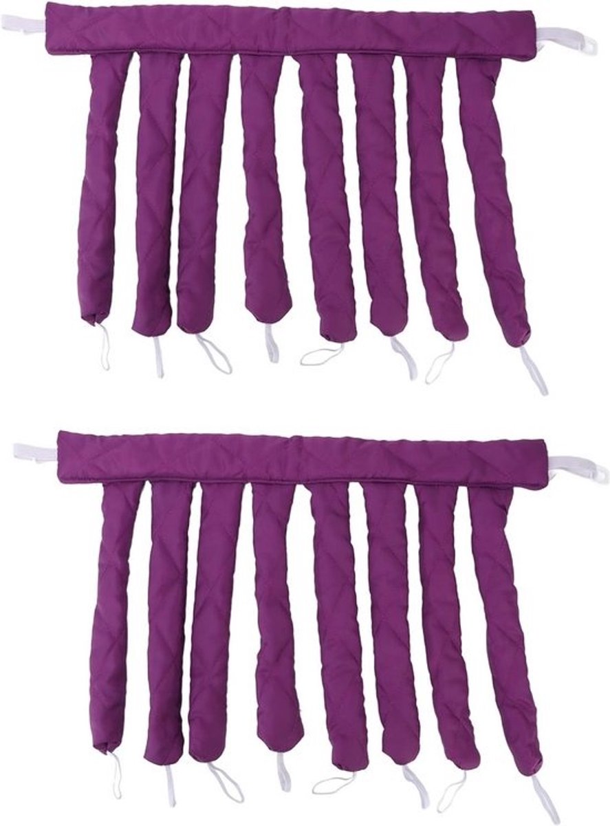 2 Stuks Heatless Haarkruller Set - Zonder Hitte Krullen voor Lang Haar - Zachte Slaap Haarroller