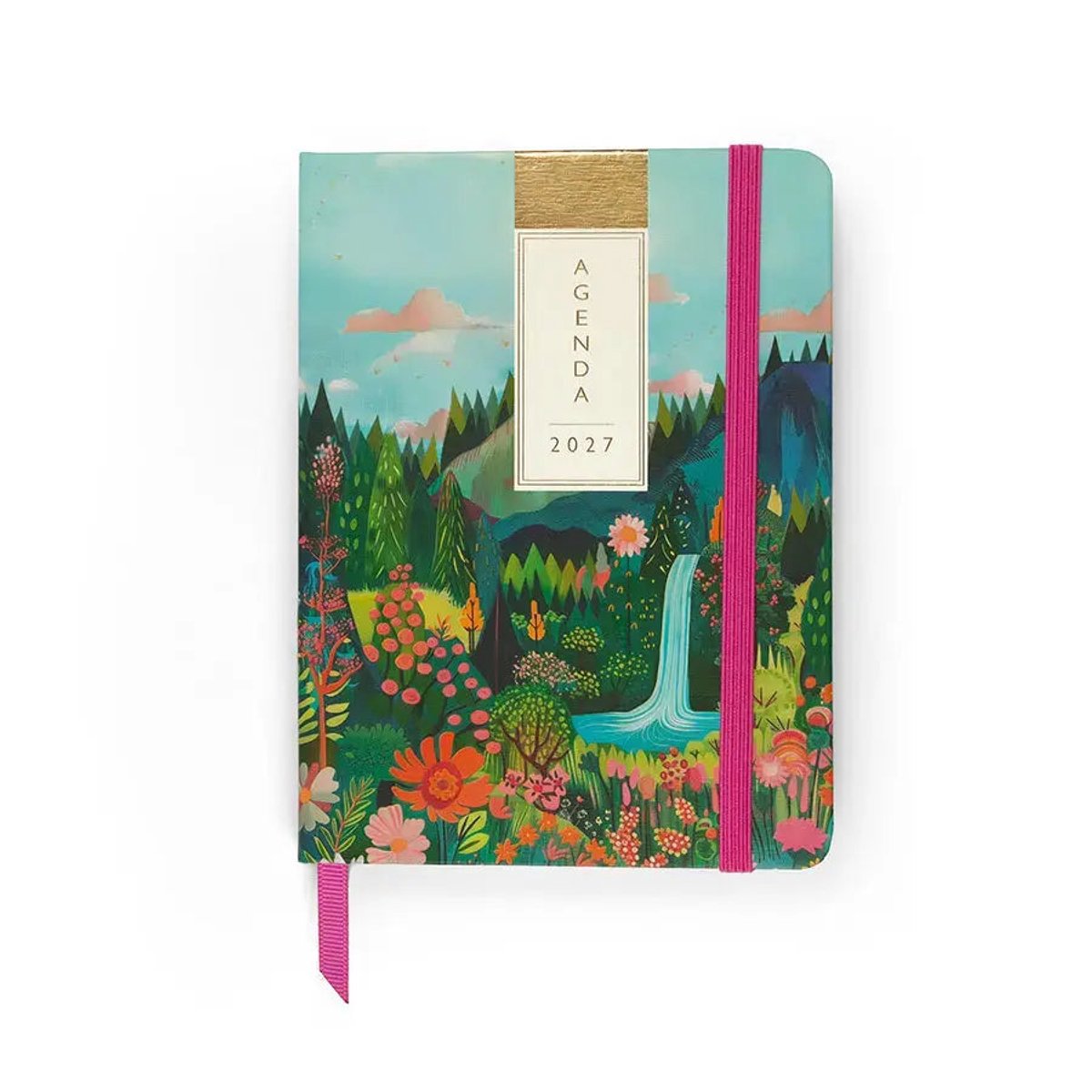 Pocket Agenda Landscape with Waterfall Blue Sky A6 – Paperclip