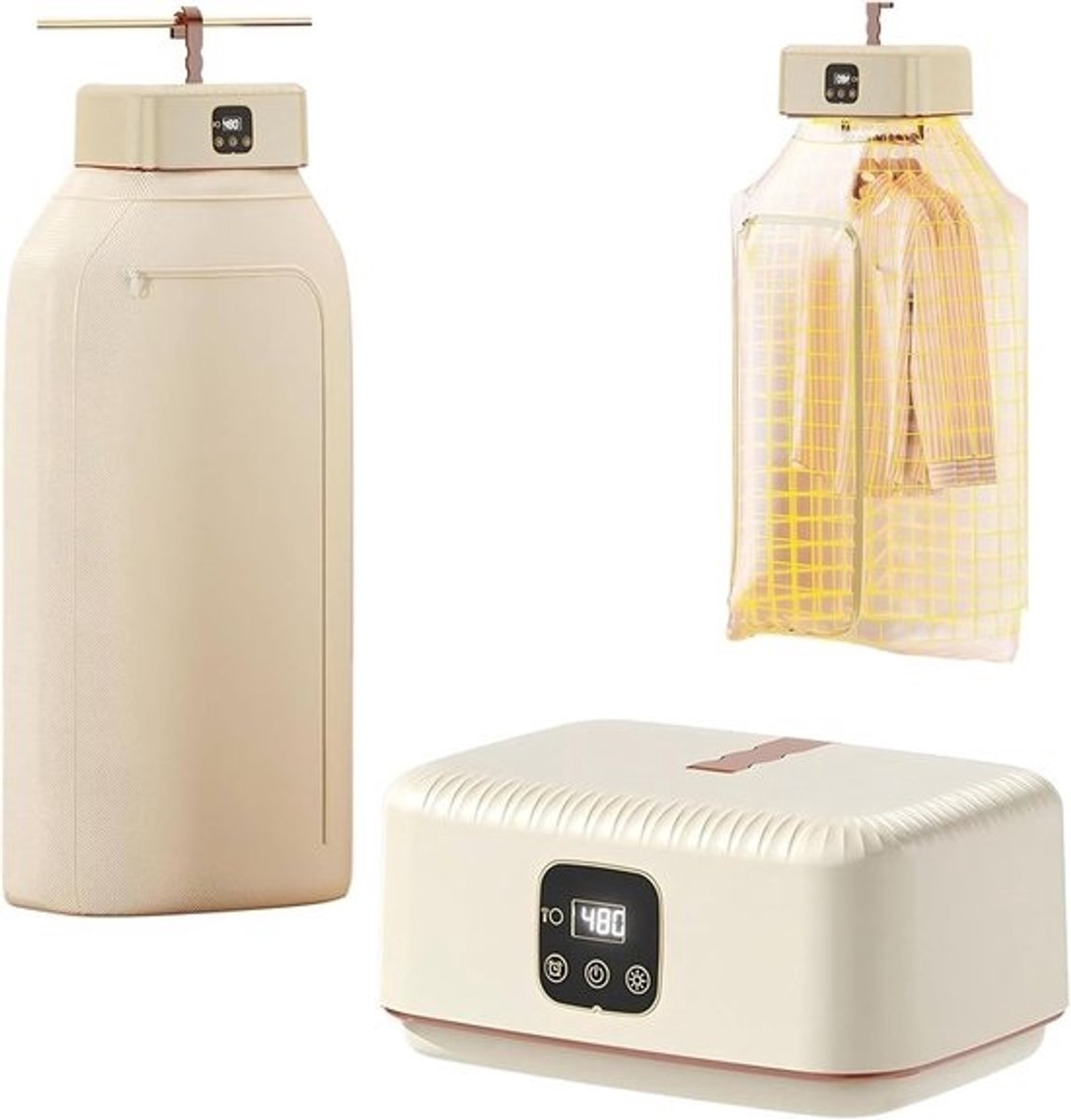 Automatische Strijkrol - Kleding Droger - Snel Kleding Stomen - Draadloos Verticaal - 5 kg