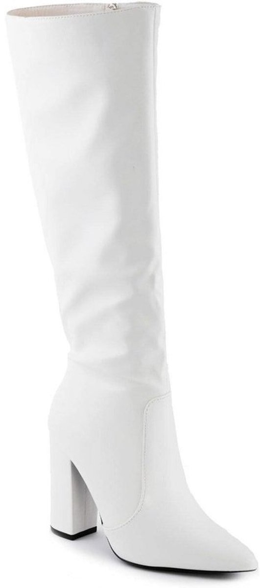 Dames Laarzen - Kniehoge Laars - Mode Statement - Puntige Neus - Hoge Hak