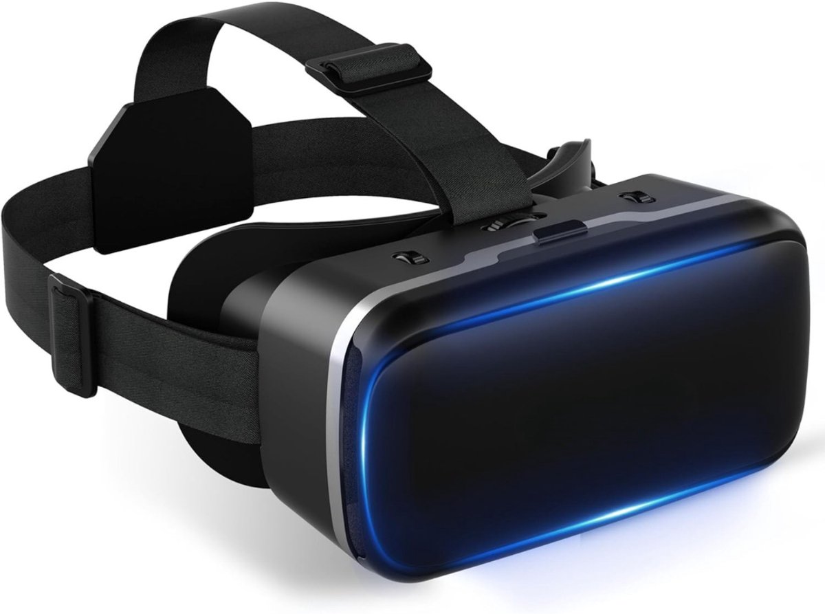 SAVI® Virtual Reality Birl - VR Bril - VR Glasses - voor Telefoon - Zwart - 20cm x 15cm x 11cm