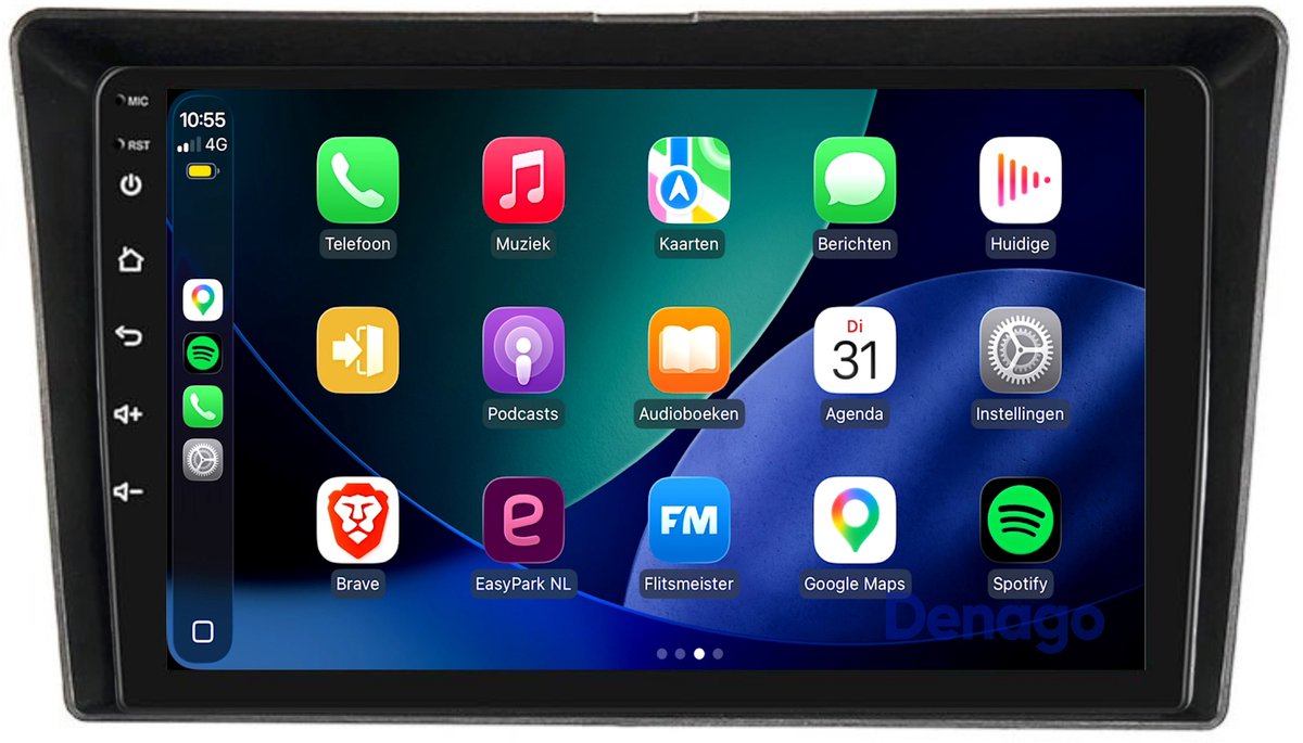 CarPlay autoradio geschikt voor Toyota Verso | 2010 t/m 2016 | Zilver | Android 13 | Draadloos Apple CarPlay & Android Auto | 2GB + 32GB | QuadCore processor | Denago DNG-A509 | 2025 model | 2010 2011 2012 2013 2014 2015 2016 | Bluetooth & Wifi