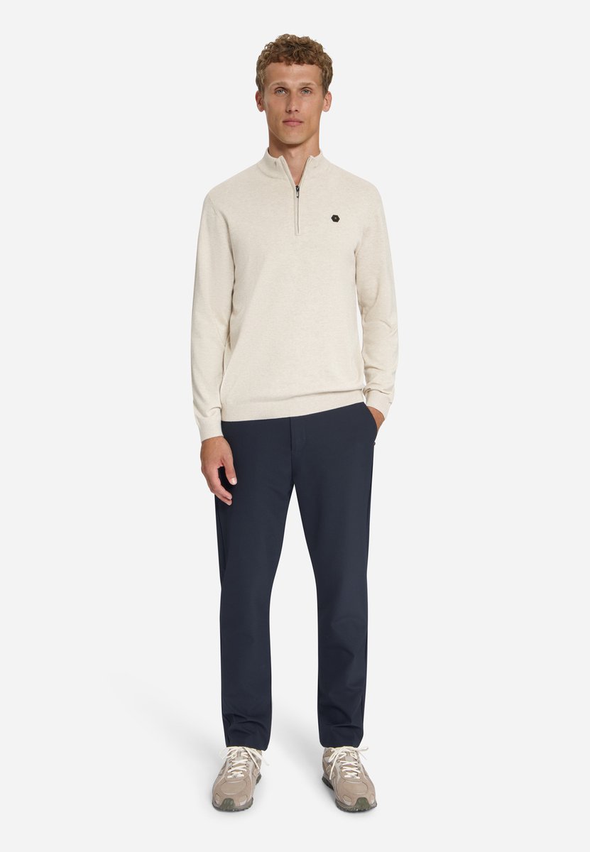 Melange Half-Zip Trui